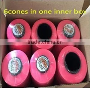 High Quality and Good Price Dyed 100% Polyester Sewing Thread thumbnail-2