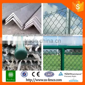 Hot Dipped Galvanized Chain Link Fence, Woven Galvanized Link Fence thumbnail-3