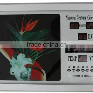 Digital Calendar Home Decor Indoor Digital Clock Electronic Digital Wall Clock thumbnail-1