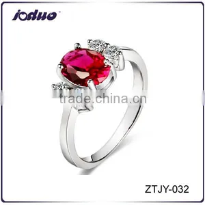 Latest Fashion Lady Micro-inclosed Colored Zircon Ring Wholesale ZTJY-032 thumbnail-1