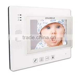New Video DoorPhone 1 IN 1 Intercom System 7 Inch Screen Monitor Unlocking Hands-Free Intercommunication Night Vision Camera thumbnail-5