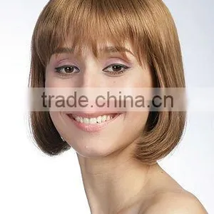 Blonde Synthetic BOB Short Hair Style Lace Wigs thumbnail-3