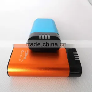 Fashion Aluminum Cover 4800mah Power Bank With Led Torch,flashlight ,battery Charger thumbnail-1