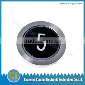 AC 24V Elevator Control System, Electric Elevator Push Button in Red thumbnail-1
