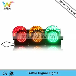 High Quality 3 Units 200mm Crossing Road Traffic Signal Light thumbnail-1