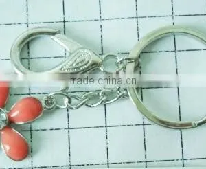 Our New Design Flower Shape Metal Keychain thumbnail-1