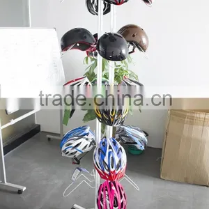 Factory Custom Floor Safety Helmet Display Rack,hat Display Rack for Retail Store thumbnail-1