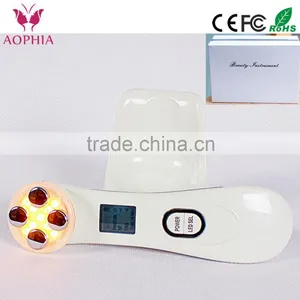 Facial RF/EMS and 6 Colors LED Therapy Skin Scrubber Face Use Beauty Equipment thumbnail-1