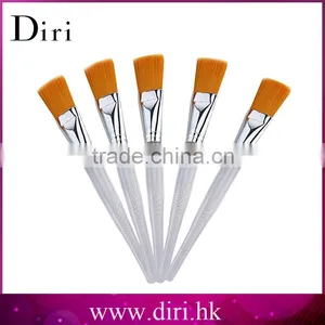 HOT Sell Clear Plastic Handle Synthetic Hair Facial Mask Brush thumbnail-1