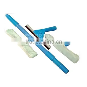 Extendable Double Sided Window Cleaner Shower Squeegee 4pcs Pack in Polybag thumbnail-1