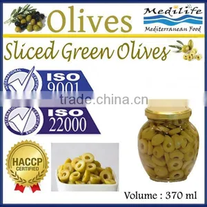 Sliced Green Olives, 100% High Quality of Tunisia Olives, Green Olives,Sliced Table Olives thumbnail-1