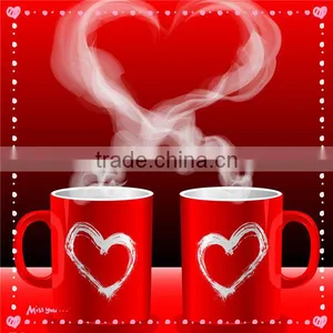 2016 Hot Selling Festival Use White Porcelain Mugs, Promotional Gift Set Christmas Mug thumbnail-1