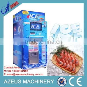 China Self-service Bagged Ice Vendor With Coin and Bill Operated System/ice Vending Machine thumbnail-1