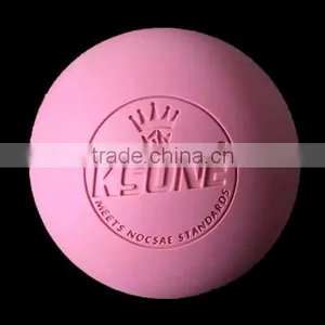 Colorful Lacrosse Rubber Ball Lacrosse Massage Ball thumbnail-2