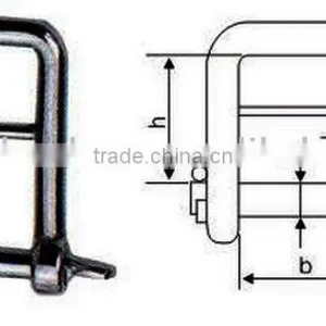 Stainless Steel Square Shackle(Marine Hardware) thumbnail-1
