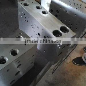 Custom Made Anodized Aluminum Hydraulic Manifold Blocks thumbnail-3