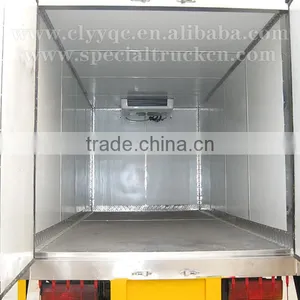 Dongfeng DFAC 3 TON Mini Refrigeration Unit 4x2 Food Refrigerator Van Truck for Sale thumbnail-4