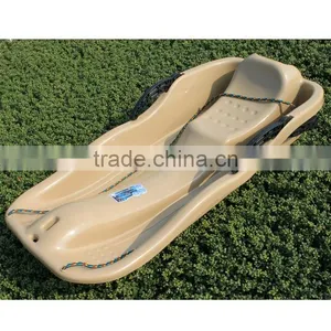 Plastic Snow Sled Ski Snowsledge With Brake and Rope thumbnail-2