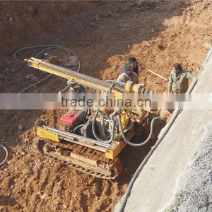 High Air Pressure Crawler Hydraulic Drilling Rig D100YA2-2 For Depth 30 Meters thumbnail-6