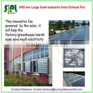 Vent Tool Solar Energy DC Powered Solar Air Ventilation Exhaust Fan for Industry Poultry thumbnail-3
