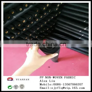 Black 100% PP Non Woven Fabric Used for Agricultural Gardening Fabricl Weed Mat thumbnail-2