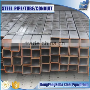 2017 Acero al Carbono ERW Tubo Cuadrado MS Negro,Tubo Rectangular,ASTM-A500 Gr. B thumbnail-1