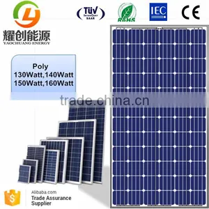 High Efficiency Poly 130watt/140w/150w Solar Panel Photovoltaic for Solar Pump System thumbnail-1