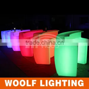 2014 Hot !!! Color Changing Rechargeable Led KTV Bar Table thumbnail-4
