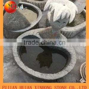 Natural Granite Water Fountain With Doll thumbnail-4