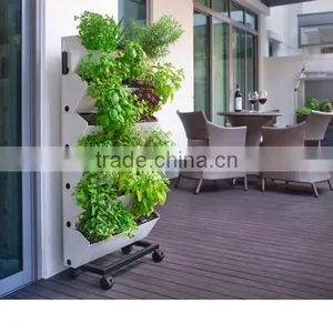 2016 High Quality Vertical Garden Green Wall Module Artificial Hanging Wall for Plants Synthetic Grass Moss Turf Indoor Decor thumbnail-4