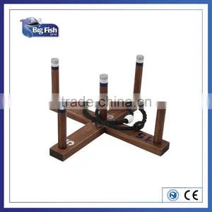 GARDEN WOODEN QUOIT RING TOSS SET GAME thumbnail-1