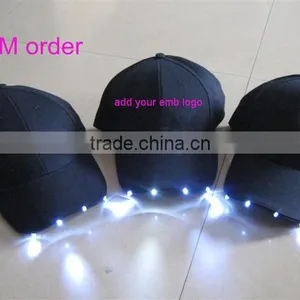 Custom Led Light Baseball Cap/baseball Caps With Led Lights thumbnail-1