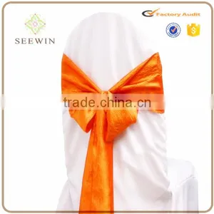 Colorful Tafetta Fabric Chair Sash for Chair Decoration thumbnail-5