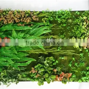 Home and Outdoor Decoration Synthetic Cheap Artificial Vertical Green Grass Wall E08 04B11 thumbnail-5