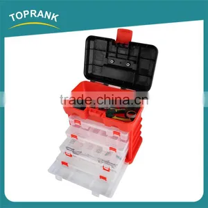 New Design Multi Compartments Portable Mechanic us General Plastic Tool Box thumbnail-2