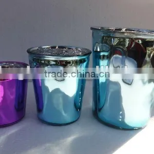 Electroplate Glass Vase thumbnail-1
