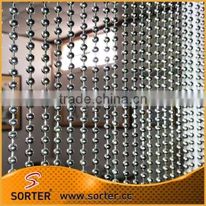 Luxirious Decorative Metal Ball Chain Curtain/steel Beaded Chain Curtain/anti Static Room Divider thumbnail-1