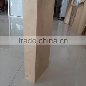 Hot Selling Eco-friendly Recyclable Kraft Paper Plain Paper Bags thumbnail-3