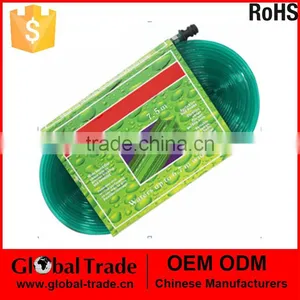 550180 7.5m Garden Lawn Sprinkler Soaker Flat Hose Pipe Hosepipe Irrigation Flexible thumbnail-1