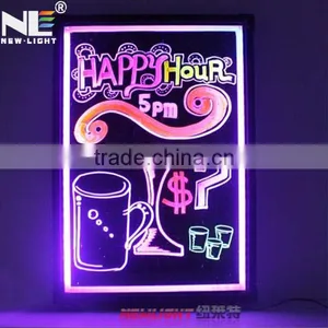 Neon Glowing Led Menu Board thumbnail-1