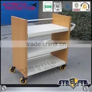 Durable Used School Furniture Library Furniture Moblie Library Book Trolley for Sale thumbnail-1
