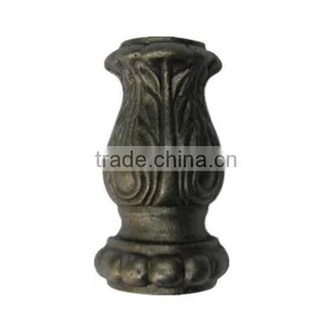 Ornament Cast Iron Fence&gates Collars and Bushes,round Base thumbnail-3