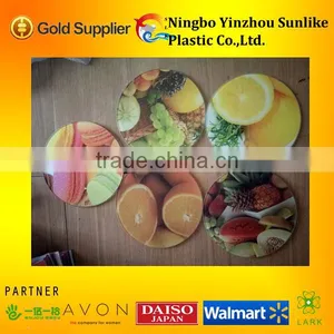 AVON Hot Sale Glass Chopper Table/glass Round Chopping Board/chopping Block/Plastic pp Cutting Board thumbnail-1