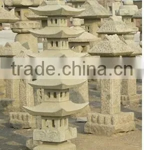 Granite Chinese Stone Lantern/garden Led Lantern thumbnail-6