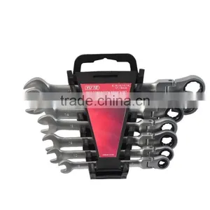The High Quality Flexible Head Combination Ratchet Wrench Sets&combination Ratchet Spanner thumbnail-1