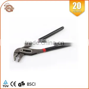 250mm Plumbers Slim Jaw Waterpump Pipe Wrench Pliers Grips Easy To Adjust thumbnail-5
