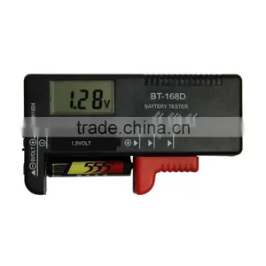 2016 New Arrival Digital LCD Universal AA/AAA/9V/1.5V Battery Volt Tester Checker BT-168D thumbnail-1