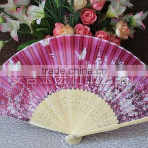 Chinese Style Silk Hand Folding Fan thumbnail-2