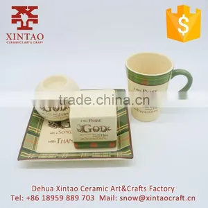 Fine Square Ceramic Candle Holder for Thanks Giving Day thumbnail-6