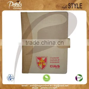 Conference Folder - Made From Eco Fabric Juco & Jute - Hiquality Organizer thumbnail-1